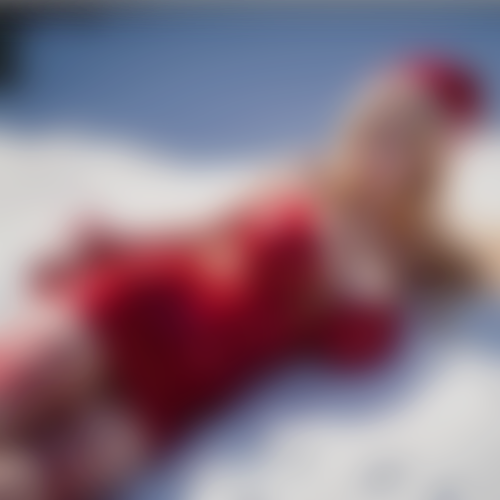 Santasia tied on a ribbon